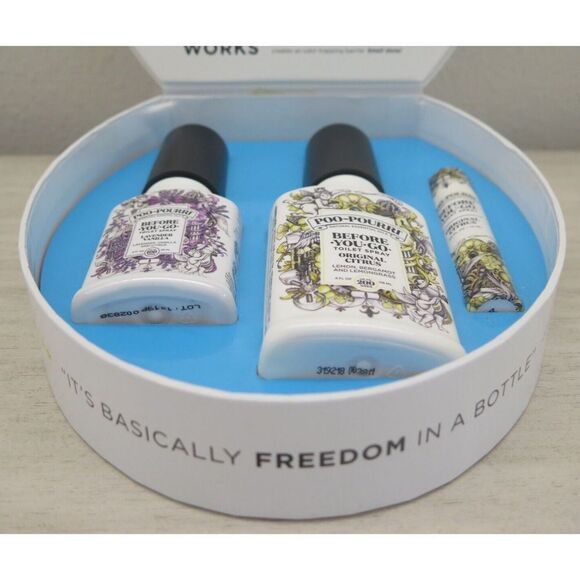 Poo-Pourri Potty Box Freedom Set - Limited Edition - Potty Box Toilet Spray - Picture 4 of 7